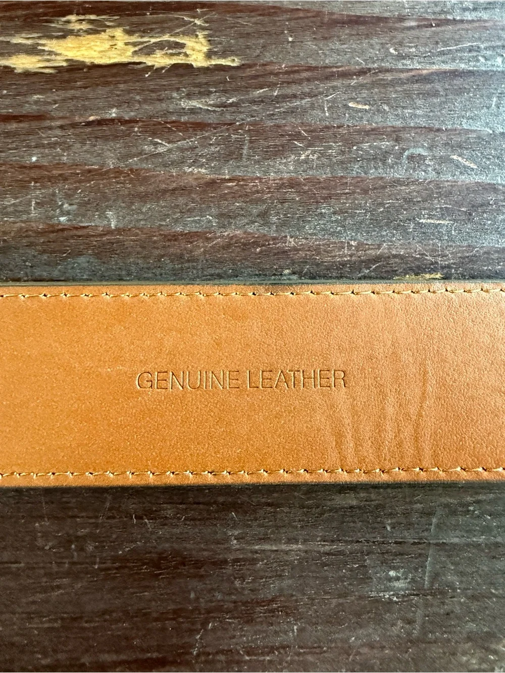Hawker Rye Black Leather Belt Mens 48in.